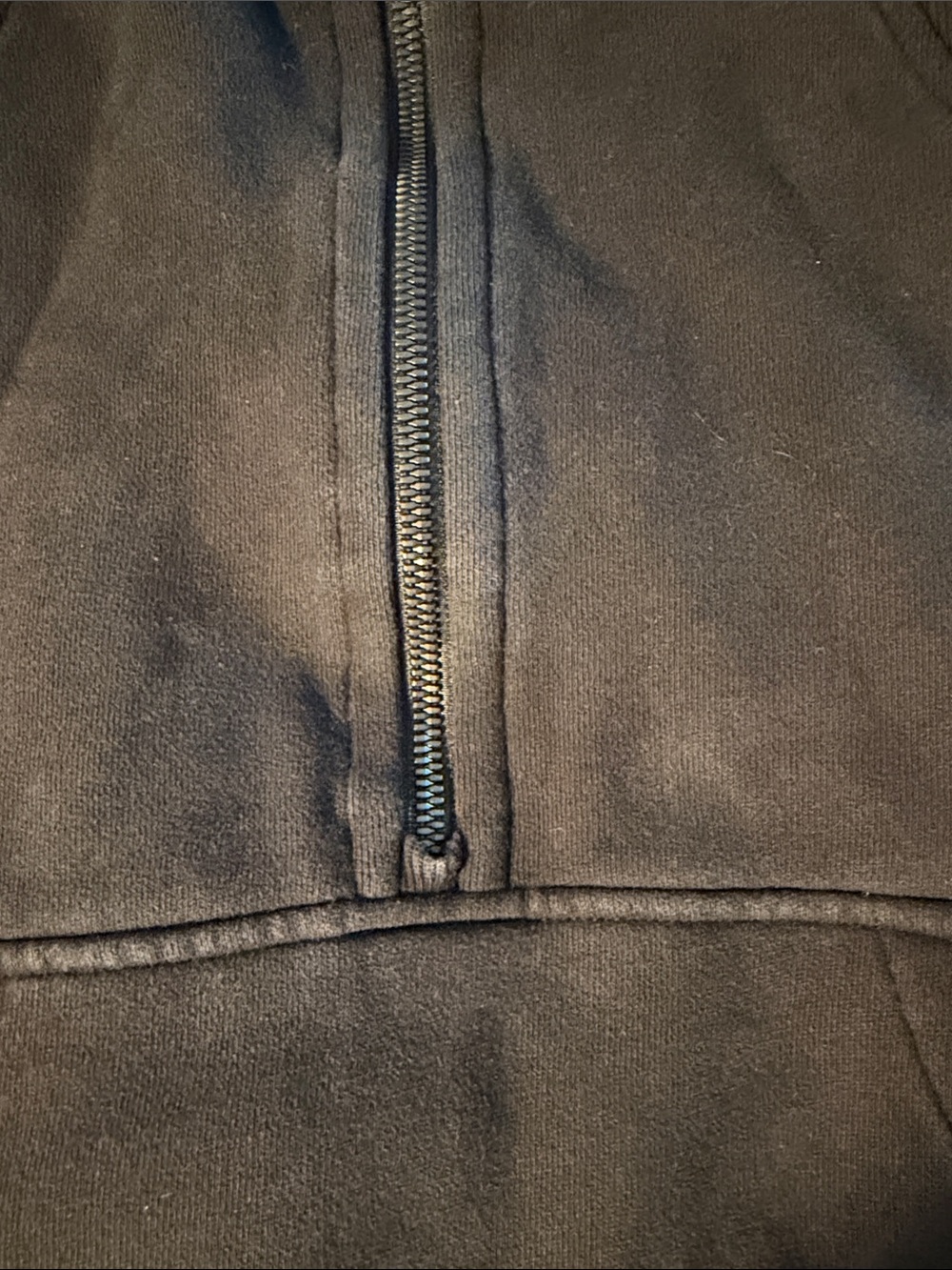 lululemon athletica Black Cropped Half-Zip Hoodie - Picture 3 of 4